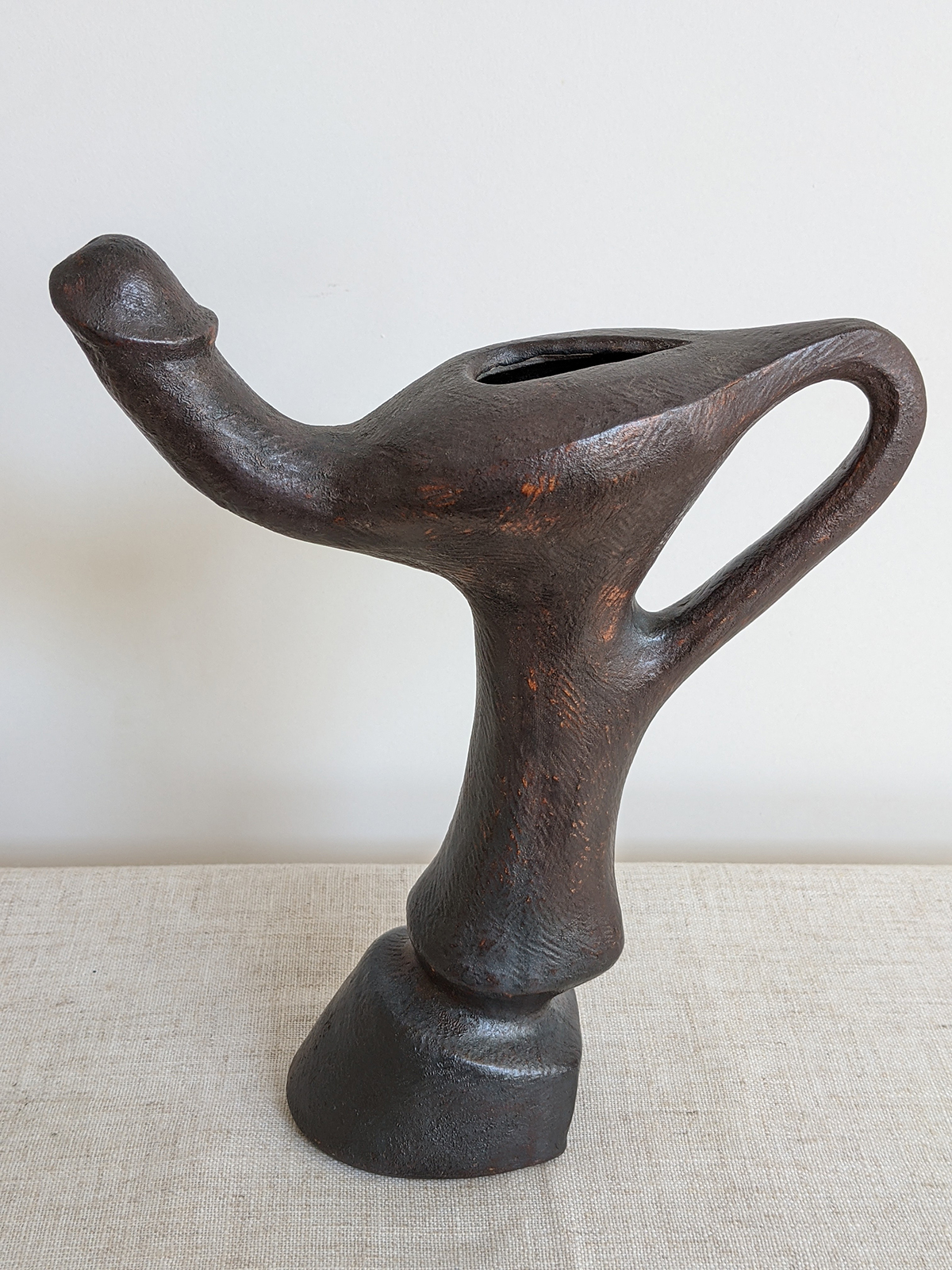 Aladdin's Oil Lamp, Clay Sculpture, Karin Swildens