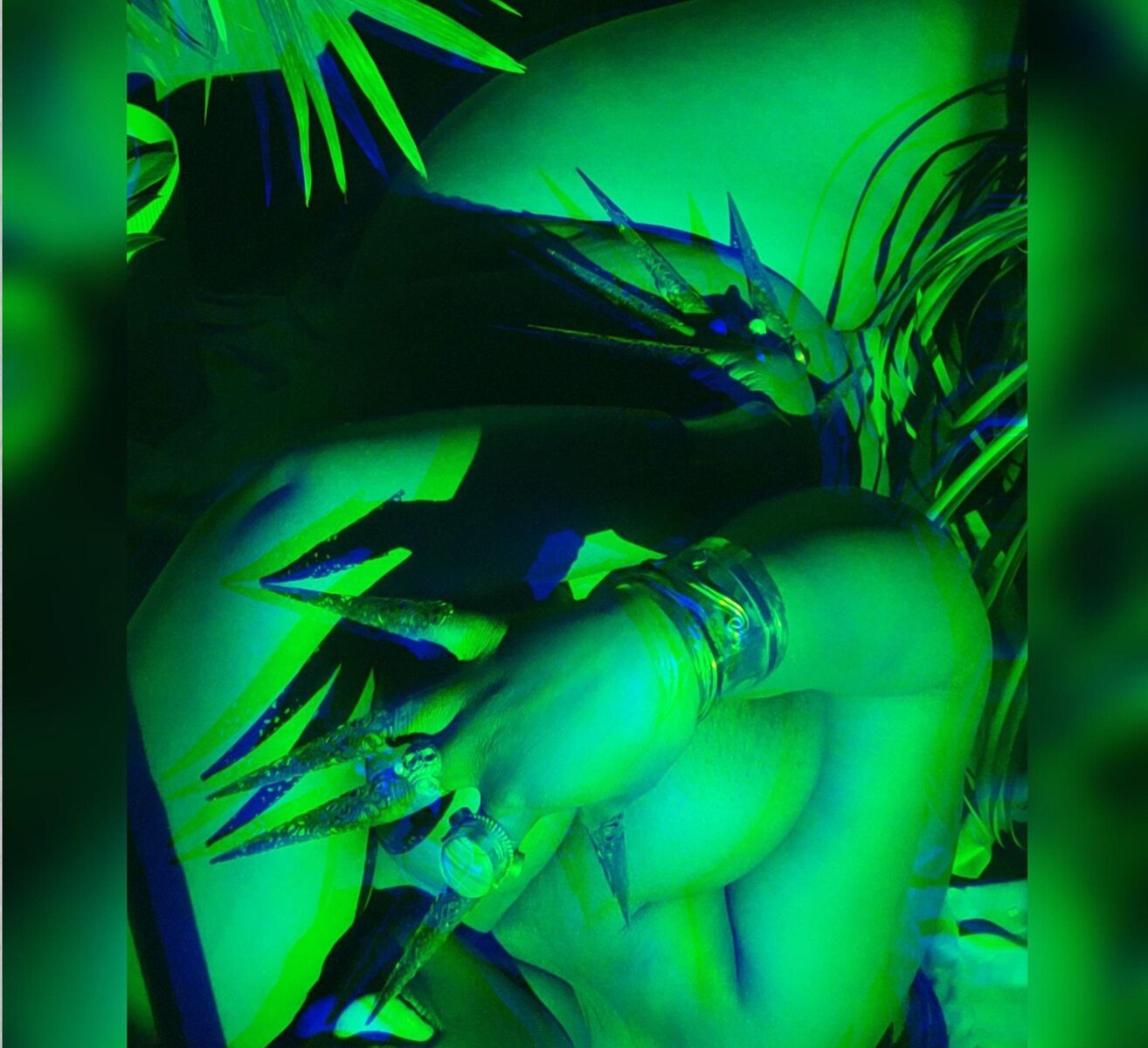 SpacePxssy (Self-Portrait), Digital Photograph, Marcella Kelley (MKeffect), 12 Inches of Sin VIII