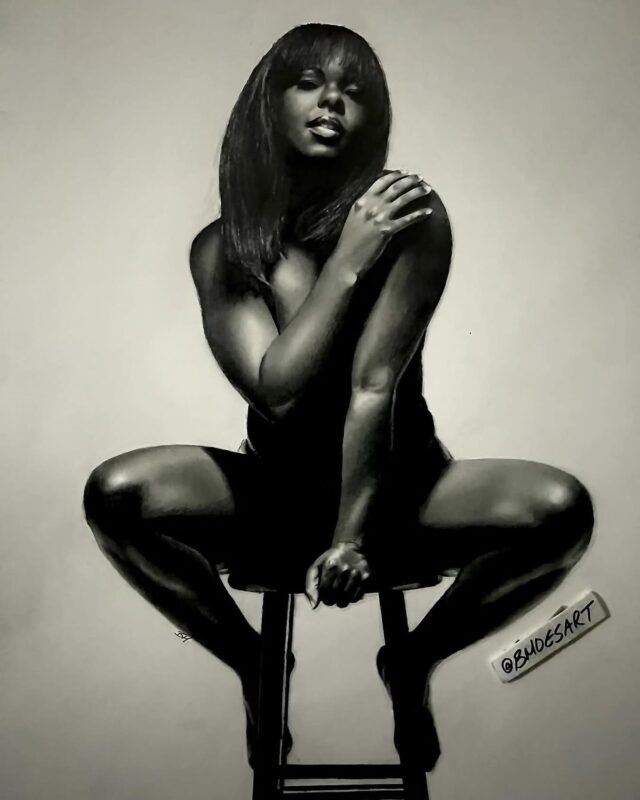 Well hello, @bmoesart! Your pencil on paper has us wanting more!

#sincitygallery #12inchesofsin #modernprovocateur #illustration #figurative #beautiful #art ##beart #betrue #beyou